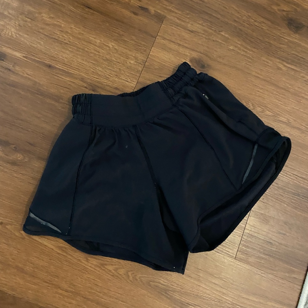 Black lululemon shorts
